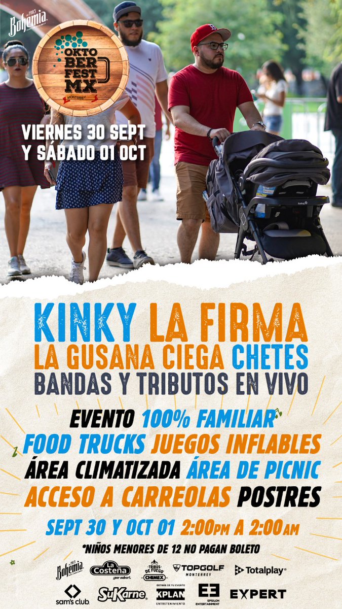 followcontrol's tweet photo. Participa y gana boletos para el #Oktoberfest2022
@KinkyTheBand @LaFirmaOficial @lagusanaciega
👇👇👇 #Monterreyb #fest #followcontrol
https://t.co/wTlfVkiWpr https://t.co/koGUXGJd0c