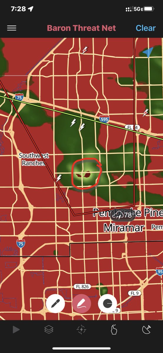 Breaking weather: Confirmed tornado south of David FL take cover. #flwx