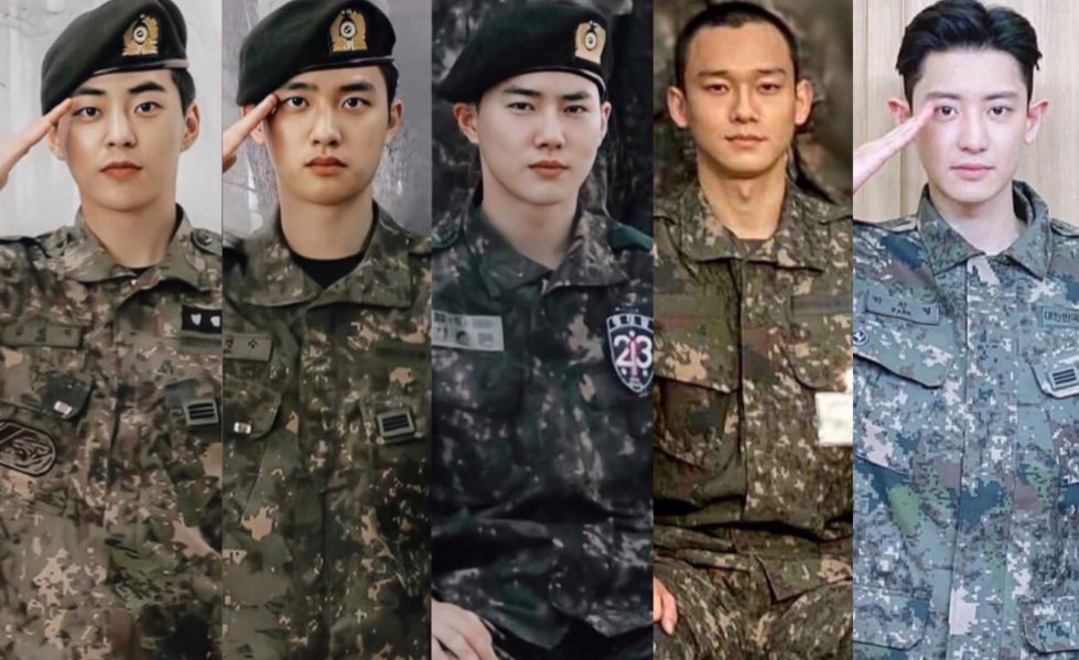CHANSOOperior's tweet photo. 5/8 of the EXOs already done with their Military Service!

🐱 🐧 🐰 🦖 🐯👏🏻👏🏻👏🏻👏🏻👏🏻

#EXO @weareoneEXO https://t.co/0fhut8p0vM