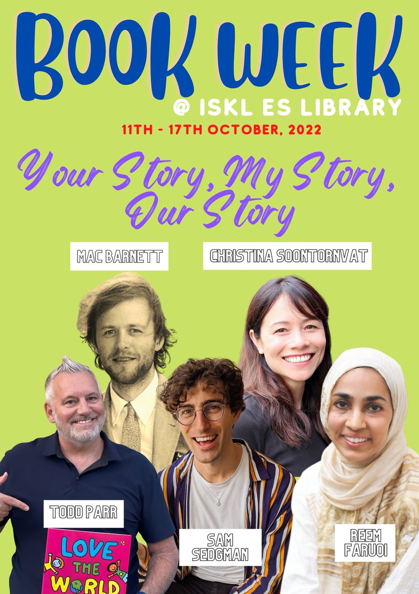 catfeinatedTL's tweet photo. Book Week @ ISKL ES Library is just around the corner. Our readers are getting excited!! Still virtual visits but hey, why not?! #ISKL #ISKLESLib #ISKLreads #bookweek2022 https://t.co/aSdCE8VN1Q