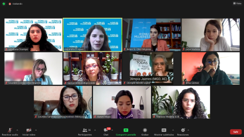 ONUMujeresMX's tweet photo. Hoy presentamos la Devolución participativa con sociedad civil del Diálogo hacia la Construcción del #SistemaNacionalDeCuidados https://t.co/UAgv5QqIIn