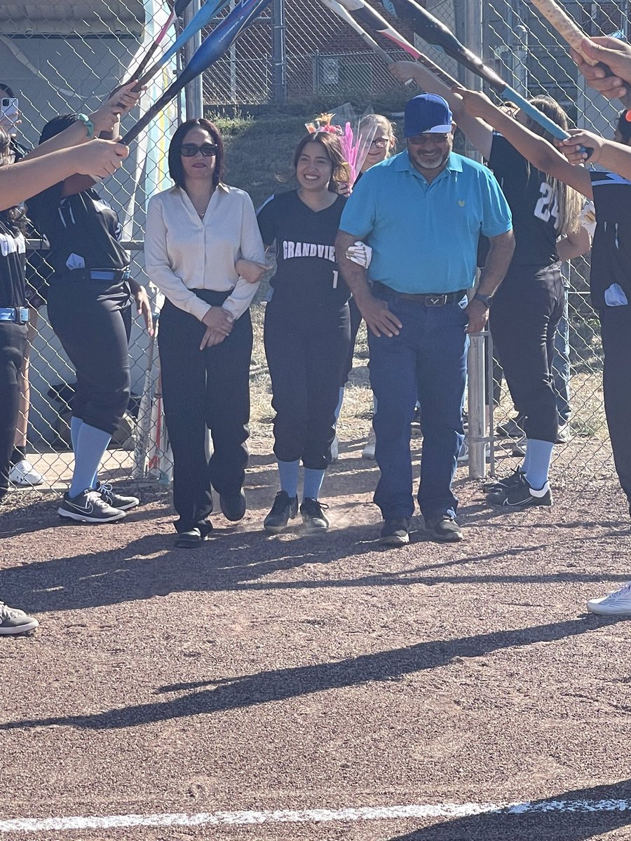 GVBulldogsSB's tweet photo. Great to honor this years Senior Softball players tonight. Thank you for being outstanding student athletes!  

#1 Alexia Jaime
#12 Clarissa Astorga
#14 Alyssa Arthur 
#26 Autumn Arthur

You will be missed! https://t.co/KNpF6kKFQf