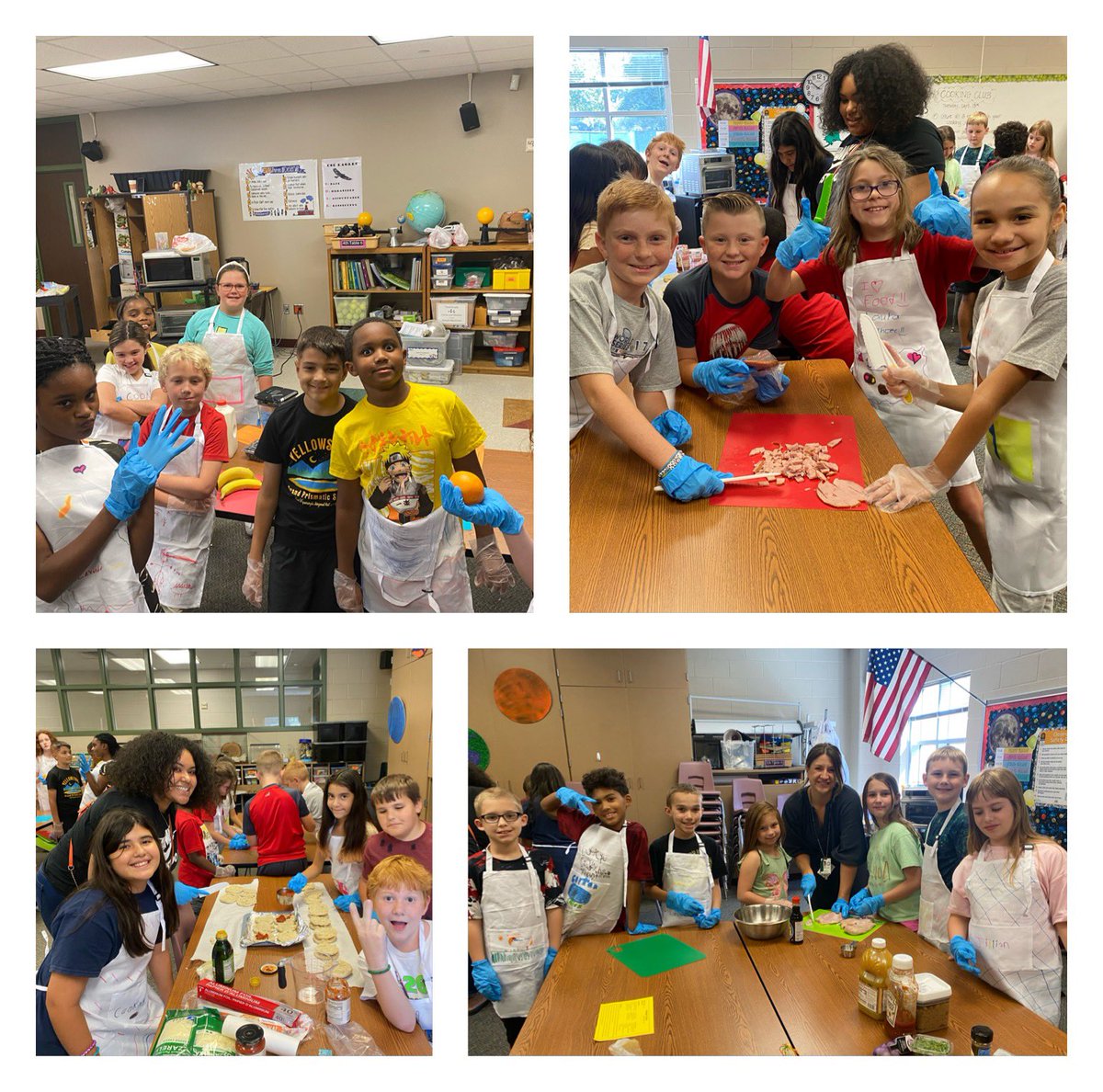 ClausellBriana's tweet photo. This week our dishes led us to the tastiness in Hawaii 🌺. Every recipe was DELICIOUS! #eseSOAR #eseCookingClub https://t.co/e37j5PYflz