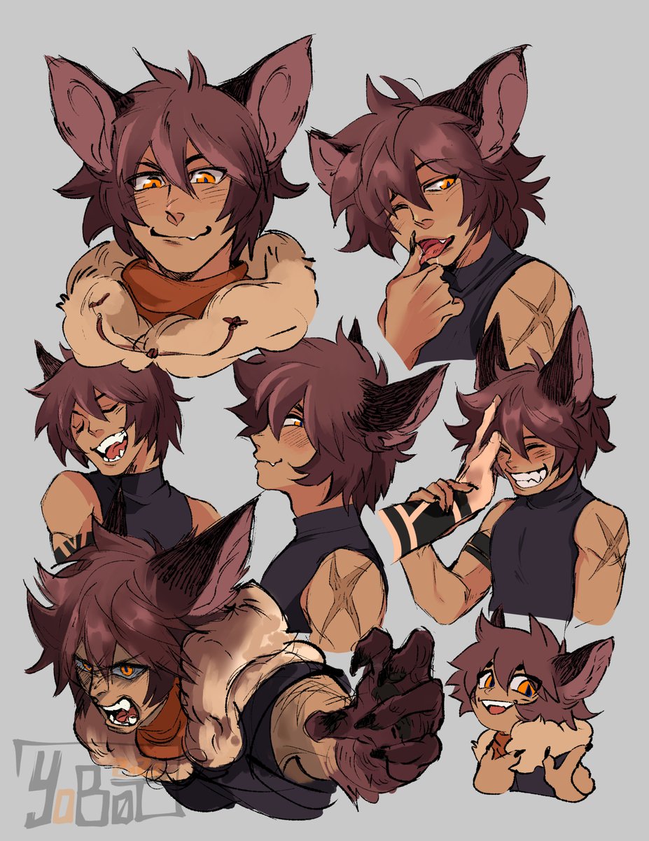 yob0t's tweet image. Hiya! I&apos;m Yosh/Alex🇲🇽🇺🇸! A latino artist (he/they) who loves to draw a lot and share their work; I mostly draw and talk about my ocs a lot! Please do not repost my artwork!!

Below are links to my other social media accounts if interested!