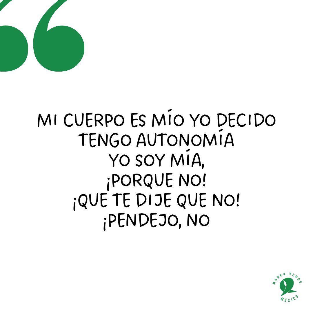 MareaVerdeMex's tweet photo. #28S l Les compartimos algunas #Consignas para la marcha de mañana 💚 https://t.co/aO8hpKKbP4