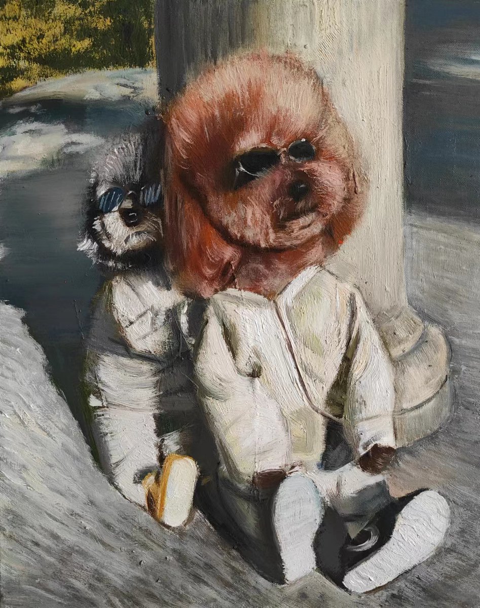 Luo chao- oil painting &NFT tweet media