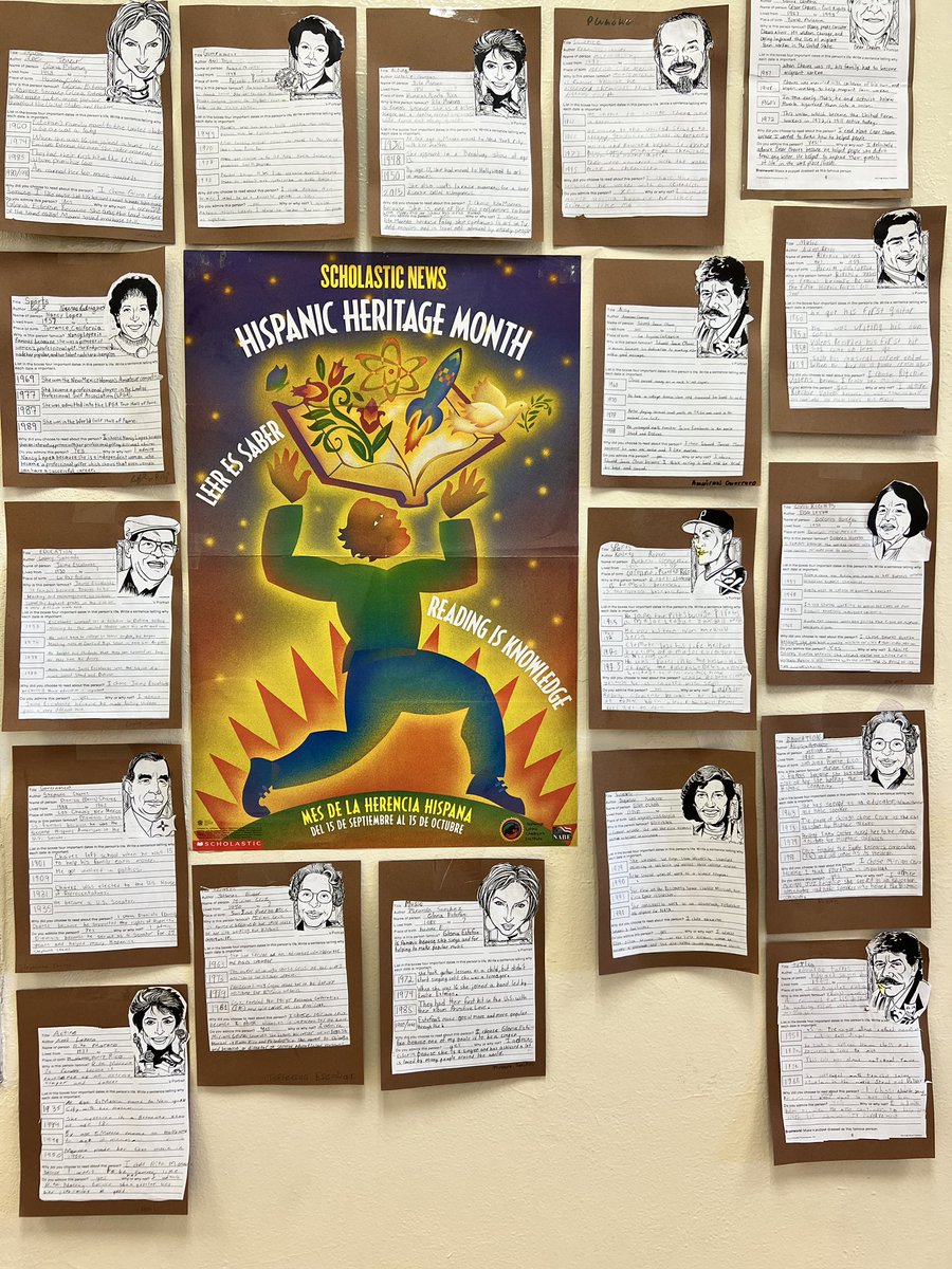 Highland Park Elementary (@saisdhighlandpk) on Twitter photo We’re staring to see evidence #HispanicHeritage learning in the hallways ❤️
@saisd <a href="/SAISD/">San Antonio ISD</a>Bilingual <a href="/DrJaimeAquino/">Jaime Aquino</a> <a href="/JoaniGD/">Joanelda G. De Leon</a> @vparker1993 We’re staring to see evidence #HispanicHeritage learning in the hallways ❤️
@saisd <a href="/SAISD/">San Antonio ISD</a>Bilingual <a href="/DrJaimeAquino/">Jaime Aquino</a> <a href="/JoaniGD/">Joanelda G. De Leon</a> @vparker1993