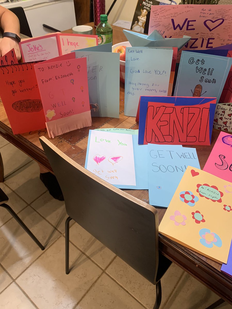 Amazing Rippon Students made cards for Kenzie!!!!! Love my students!!!! <a href="/RipponMiddle/">Rippon Middle School</a>