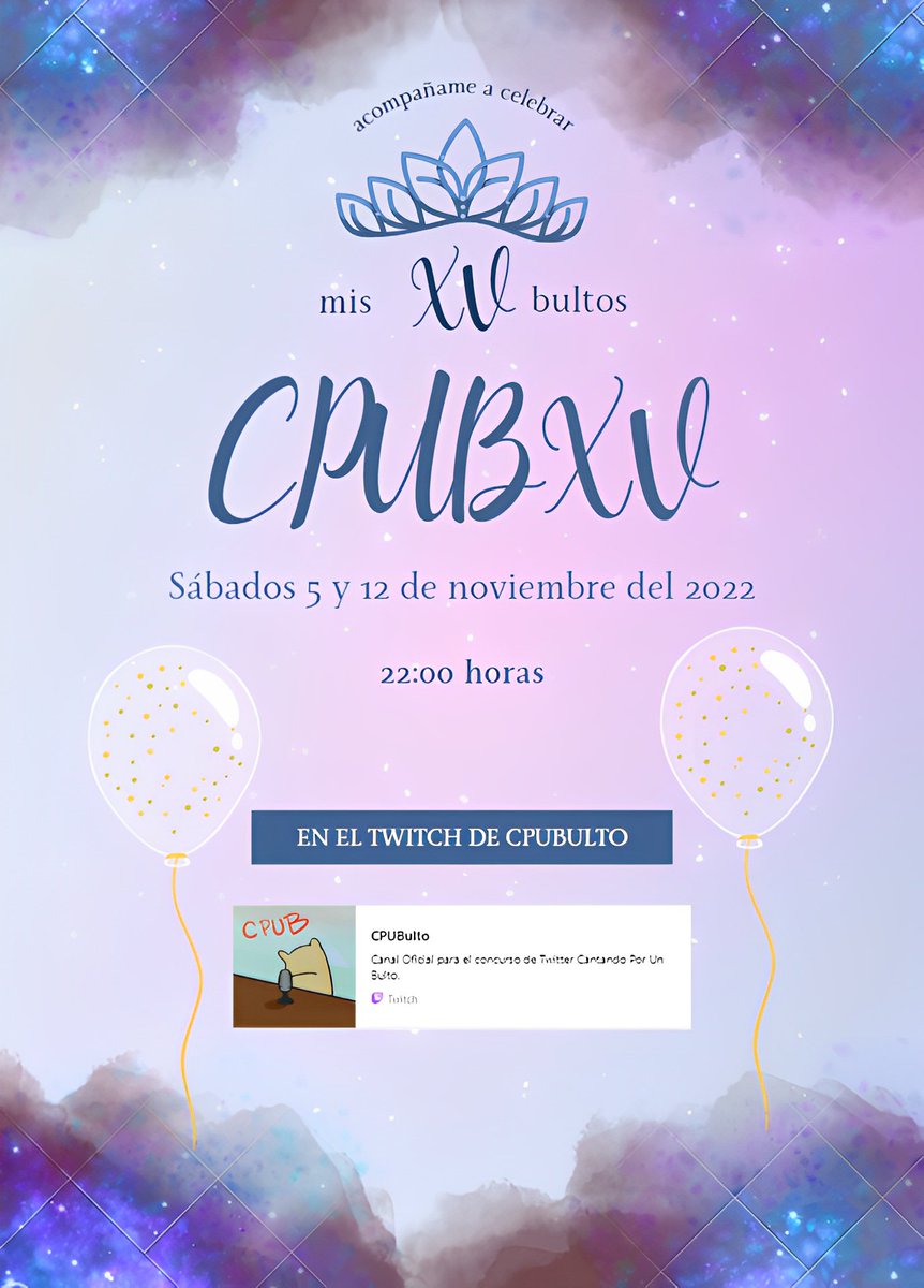 cpubulto's tweet photo. Son cordialmente invitados al #CPUBXV https://t.co/PZq7azsZWy