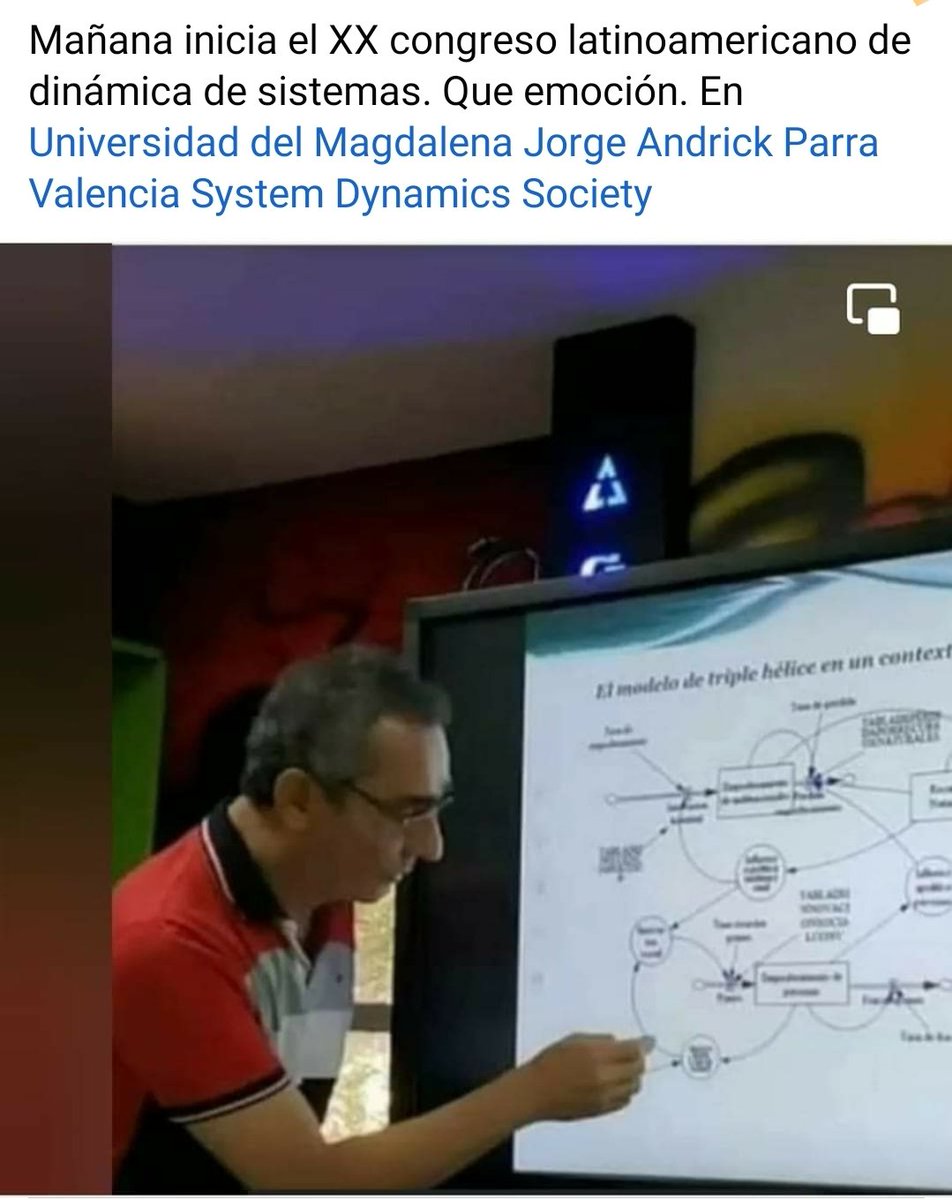 samuelprieto's tweet photo. En @Unimagdalena @pverasalazar @japarrav @S_D_Society #systemthinker https://t.co/nmMzsfhjxQ