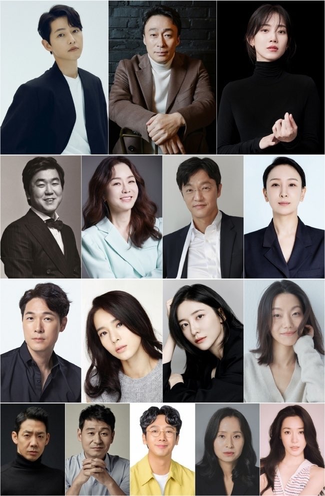 Lineup cast drama JTBC #TheConglomerate: #SongJoongKi
#LeeSungMin #ShinHyunBeen
#YoonJeMoon #KimJungRan
#ChoHanCheol #SeoJaeHee
#KimYoungJae #JungHyeYoung
#ParkJiHyun #KimShinRock
#KimDoHyun #ParkHyukKwon
#KimNamHee #KimHyun
#TiffanyYoung

Tayang November