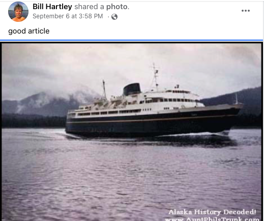FerriesMoveAK's tweet photo. A little history about the M/V Taku, shared to our #FerriesMoveAlaska group on FB #akleg #akhistory https://t.co/x1ytE3NX5m