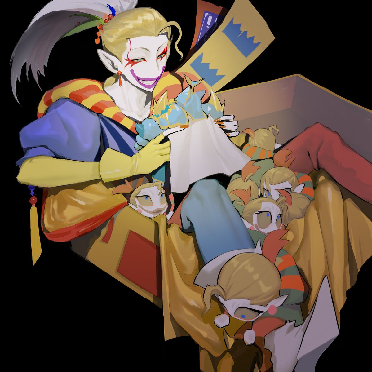 堆积过多的战利品整备时间
关于你排不到O8的时候boss都在摸什么鱼
#ケフカ