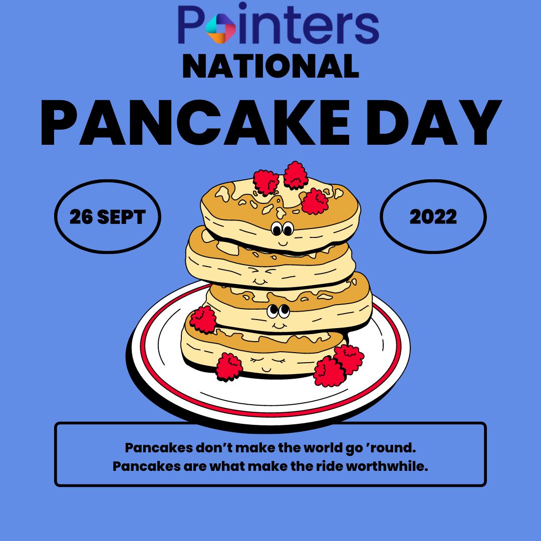 IncPointerz's tweet photo. Development comes in many forms and lots of times it comes from having a great breakfast with family, friends and work colleagues. Grab a pancake and have some fun today! #pointersinc #pancake #pancakeday #havefunatwork #futurism #hris #hr #hrtech #smb #wosb #leadnow #business https://t.co/aIIjO0pMlu