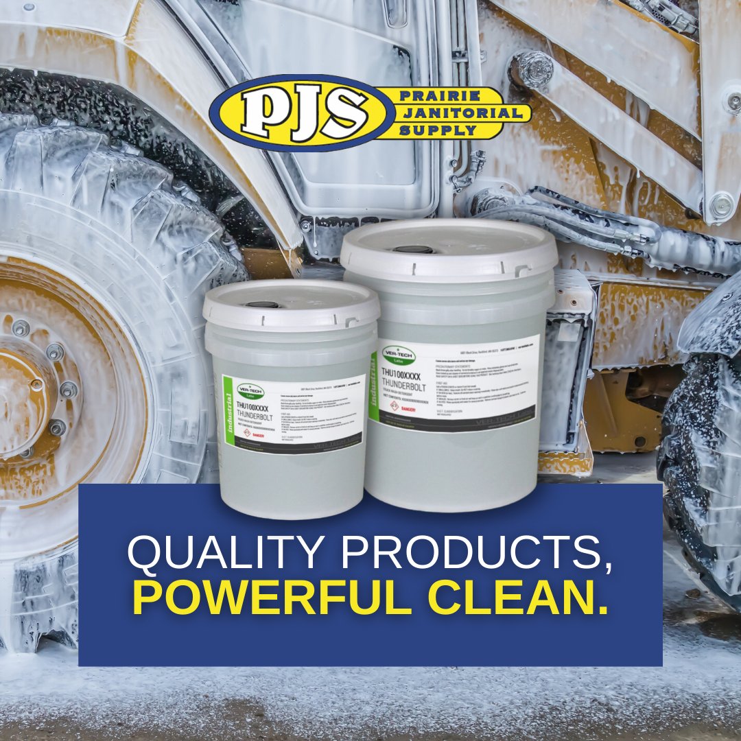 prairiejanitor1's tweet photo. Ver-Tech Labs industrial detergents will get the job done quicker and with less product 🧽🫧 
Perfect for all that farm equipment that’s in desperate need of a wash after a busy harvest season – come visit us in-store!  
#citymj #harvest #harvest22 #moosejaw #saskag #saskfarm #sk https://t.co/3Ylve8uT9w