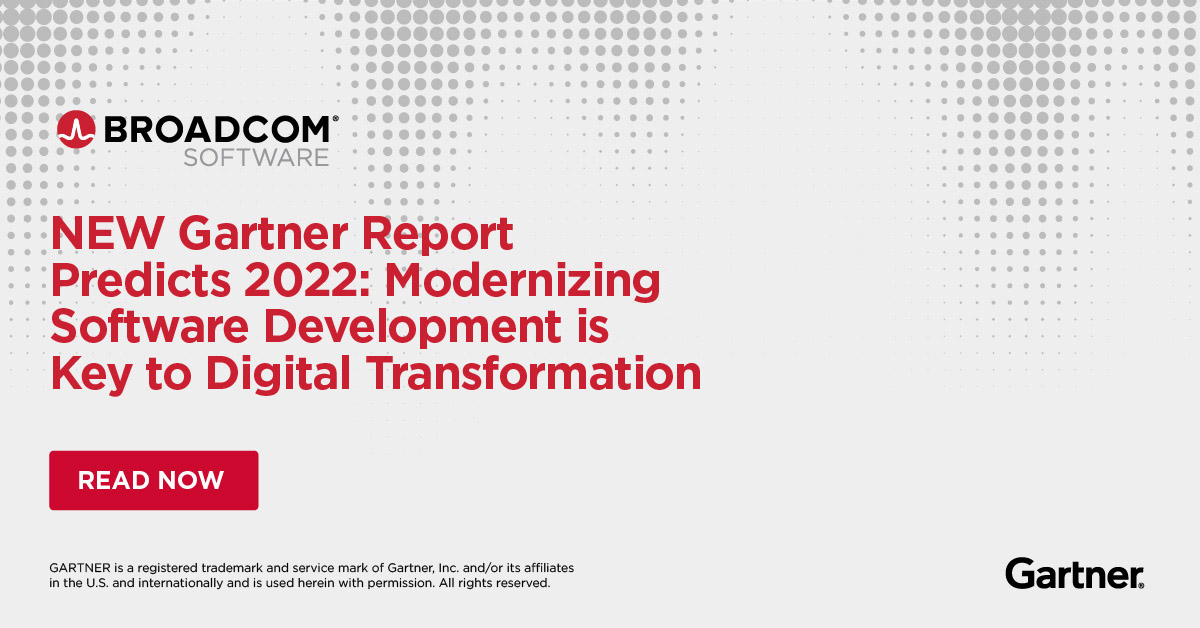 Software engineering leaders are responsible for building products and platforms that will help give their organization a competitive edge. Read the Broadcom Software newsletter to learn more. bit.ly/3eL5yyv