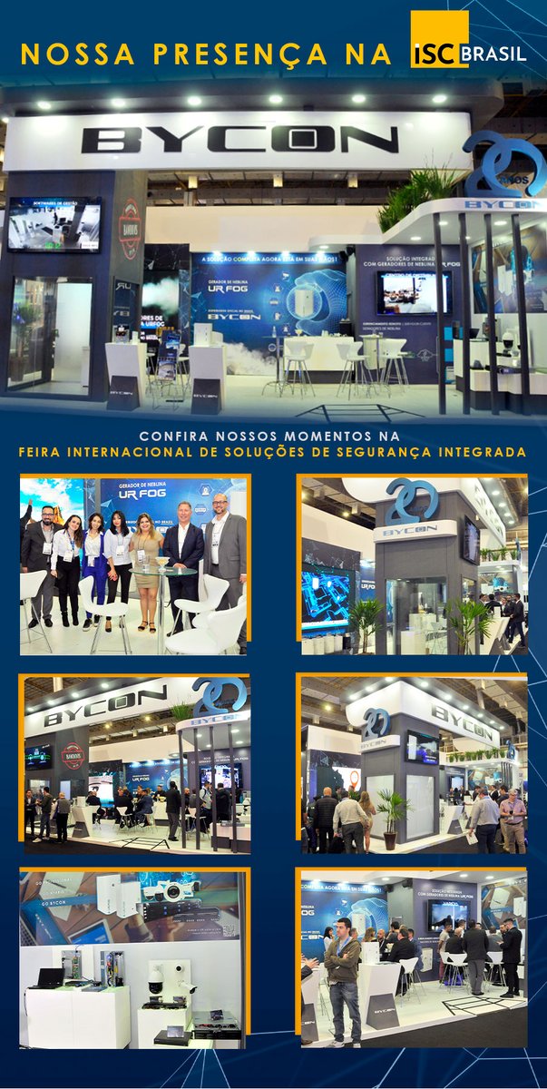 BYCONSEG's tweet image. ISC Brasil 2022 |  Agradecemos aos amigos, parceiros e clientes que fizeram deste evento um Sucesso! 
@BYCONSEG @ISCBrasil 
Esperamos vocês agora na BYCON para uma demonstração das nossas Soluções em Segurança Eletrônica.
Entre em contato@bycon.com.br
bycon.com.br