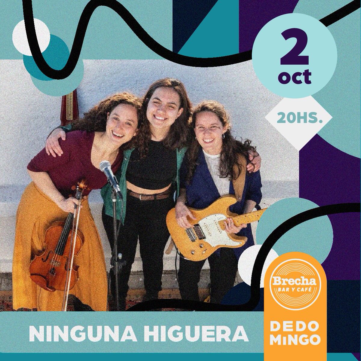 💖 Este domingo 2 de octubre tocamos en el Brecha

La entrada es libre y gratuita, pueden ir haciendo su reserva por mensaje privado al @bardelxsamigxs 

Qué alegríaaaa
Nos vemos ahiiii 🌈✨

📷/ @emerdz