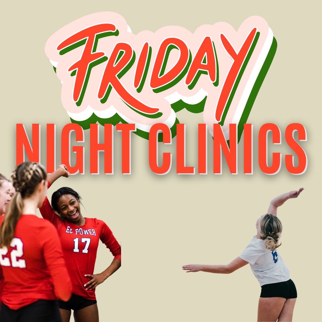 Coming up at this week's Friday Night Clinics:

DEFENSE:
Bucks: register here: bit.ly/3E2Jry3
KOP: register here: bit.ly/3SiC0XV

SET/ATTACK:
Downingtown: register here: bit.ly/3xTjVY3