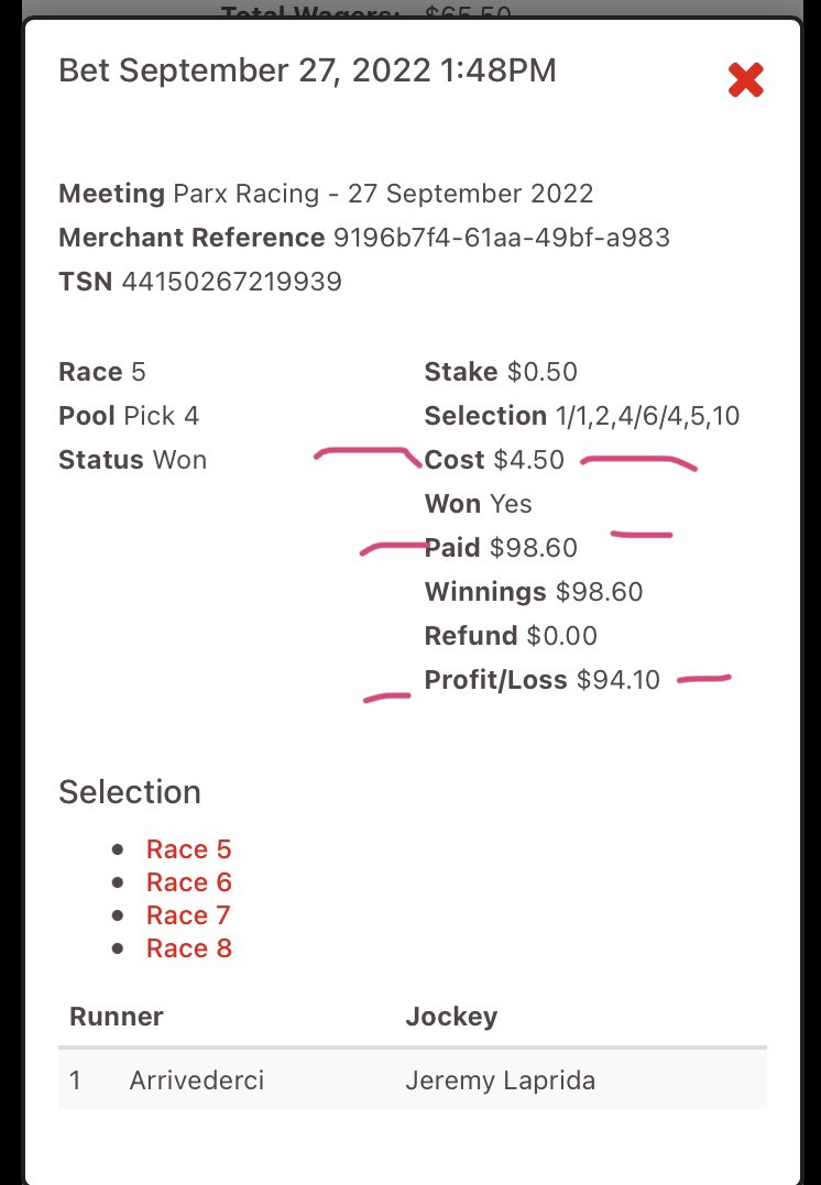 It’s all about that ROI <a href="/parxracing/">Parx Racing</a> #profit #horseracing #racing #horse #bet