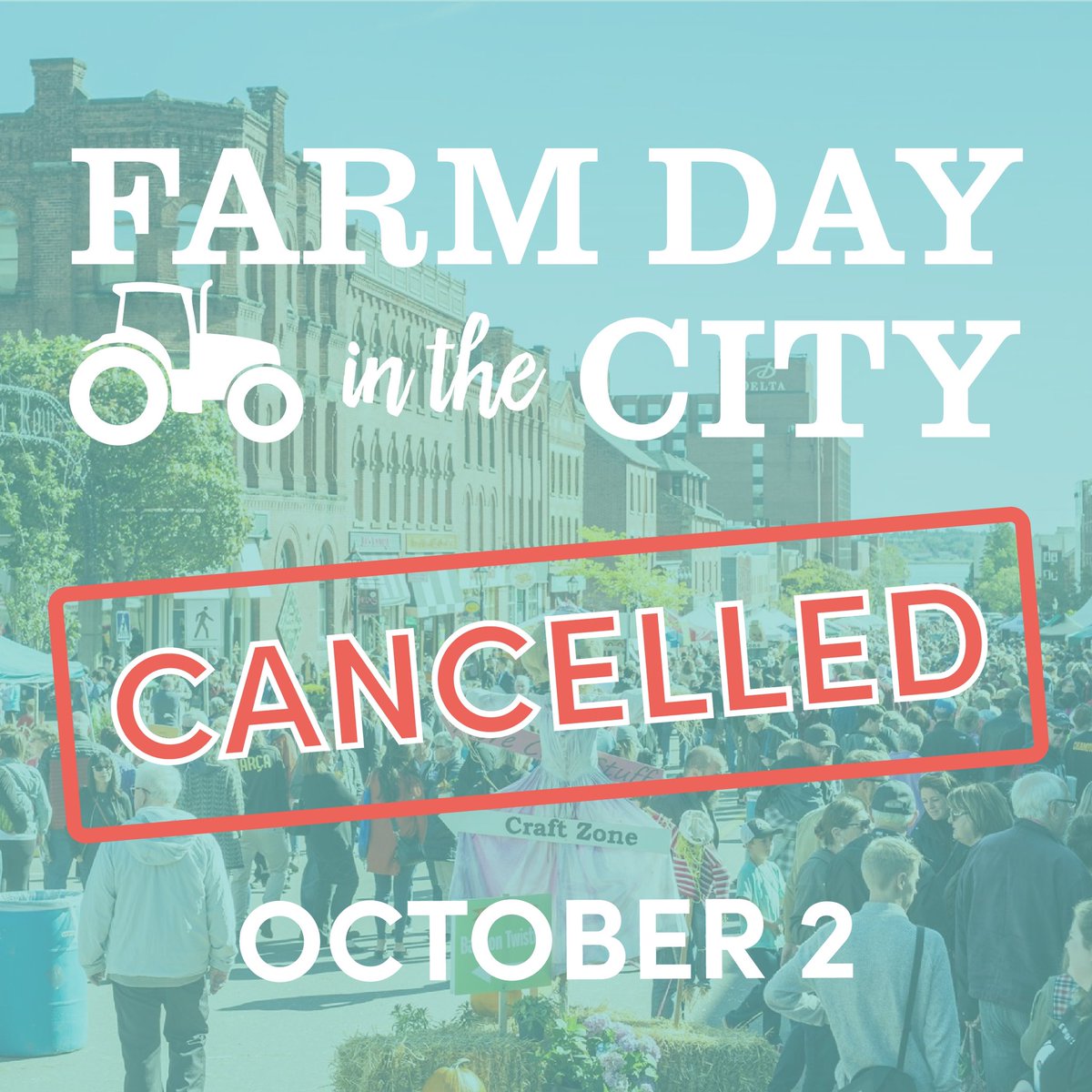 🌾 It’s with heavy hearts that we let you know we have decided to cancel Farm Day in the City on Sunday, October 2nd. Priority remains on the clean up &amp; power restoration efforts in the wake of Fiona. Potential future date TBD. Stay safe, everyone! 🫶 #pei #hurricanefiona