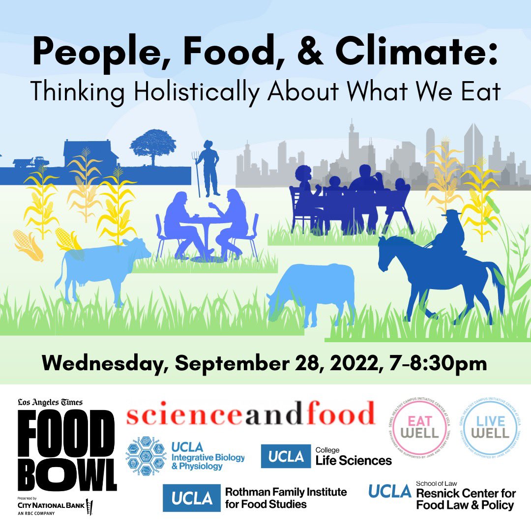 lafoodbowl's tweet photo. Can you believe our #30daysoffood is coming to a close? Well, not before we savor these amazing eventsโฆ
Sept. 28: @LAFoodBank charity dinner with Nancy Silverton
Sept. 28:People, Food, & Climate @ucla
Sept. 29: Plant Based Alchemy Dinner
Details at https://t.co/HM3oVYLALz! https://t.co/z4wB2g2JCa