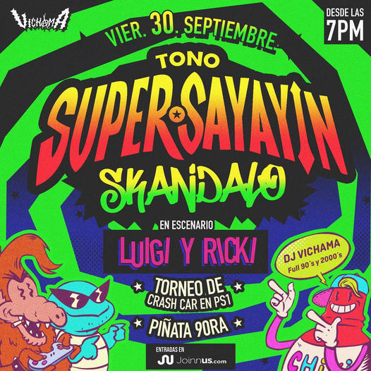joinnus's tweet photo. ¿List@s para sacar los pasos prohibidos? 😉
Este 30 de #septiembre, regresa el #TonoSúperSayayin Edición Skandalo con #LuigiCarbajal y #RickyTrevitazo 🔥para que bailes lo mejor de los 90s.🍻
Entradas disponibles en Joinnus ► https://t.co/8YuD3eJB8o https://t.co/sx7IqUBgSV