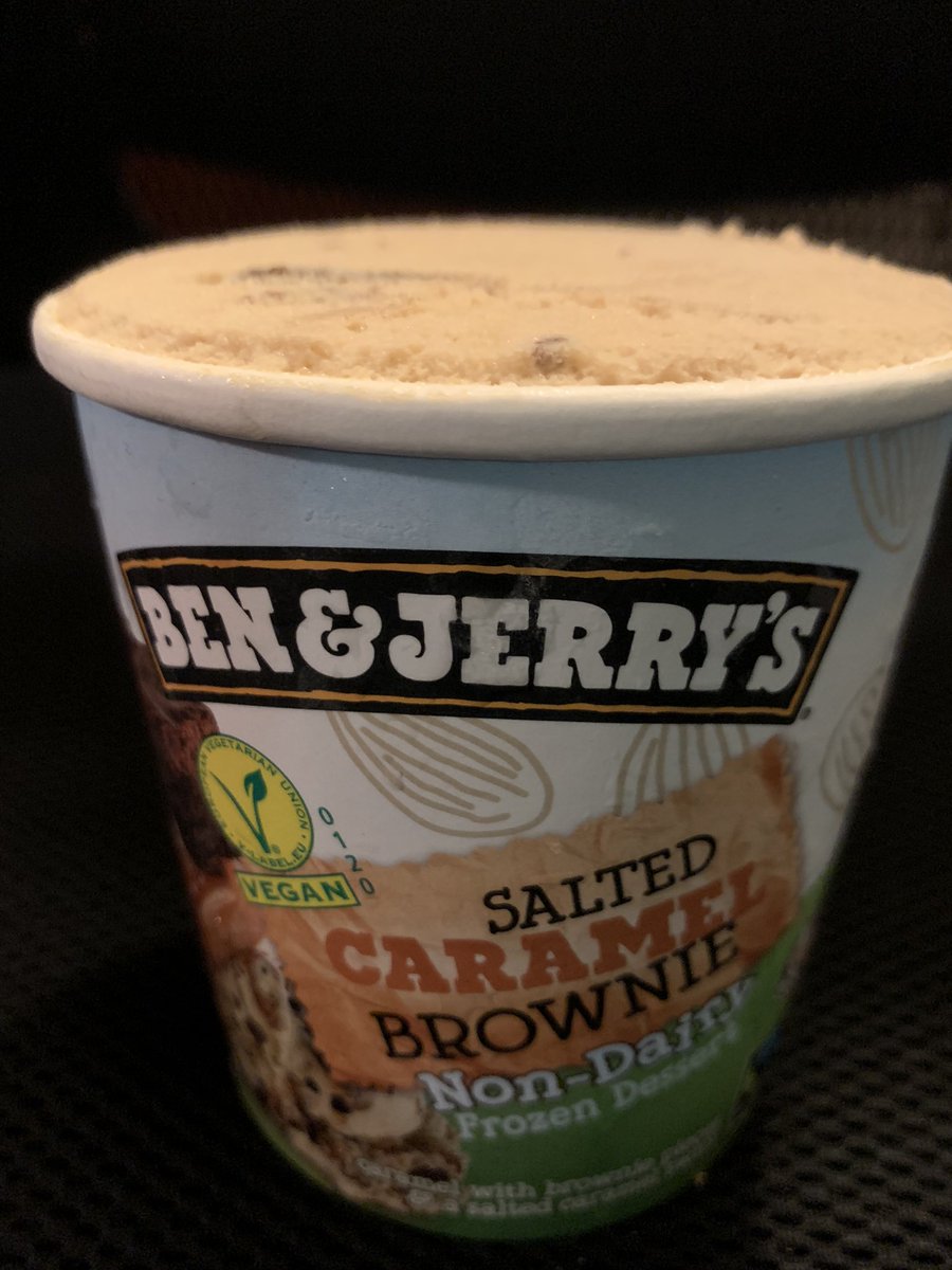 Ben & Jerry’s Salted Caramel Brownie Frozen Dessert was the best treat I had last night in my recent #VeganOnTuesdays Task of #FiveYearChallenge Project. #FatToFit #Influencing #HealthIsWealth #MentalHealthMatters #RqaHealth