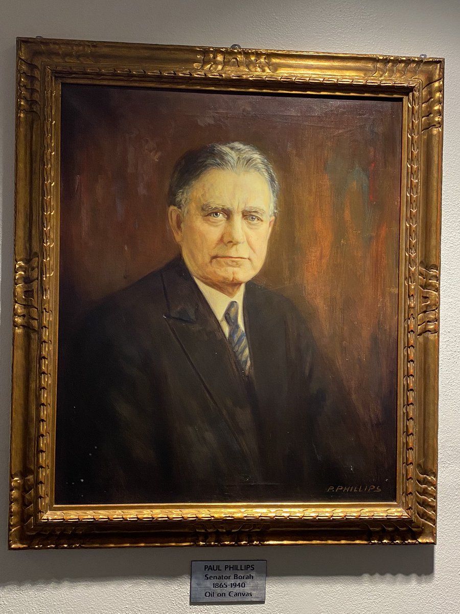 Idaho Public Radio (@idahopubradio) on Twitter photo PHOTO: Senator William Borah, oil on canvas, Pitman Center, <a href="/uidaho/">University of Idaho</a> in Moscow. <a href="/BorahSymposium/">Borah Symposium</a> PHOTO: Senator William Borah, oil on canvas, Pitman Center, <a href="/uidaho/">University of Idaho</a> in Moscow. <a href="/BorahSymposium/">Borah Symposium</a>