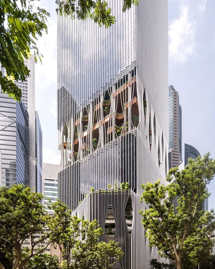 parametricarch's tweet photo. Designed by @BIG_Architects and @crassociati, the CapitaSpring is Singapore’s 280-meter-tall high-rise biophilic skyscraper, considered among the city’s tallest structures completed after 4 years of construction. Read more: 🔗 https://t.co/A69YTIRMf9

📸 Finbarr Fallon https://t.co/xse2DVFZsZ