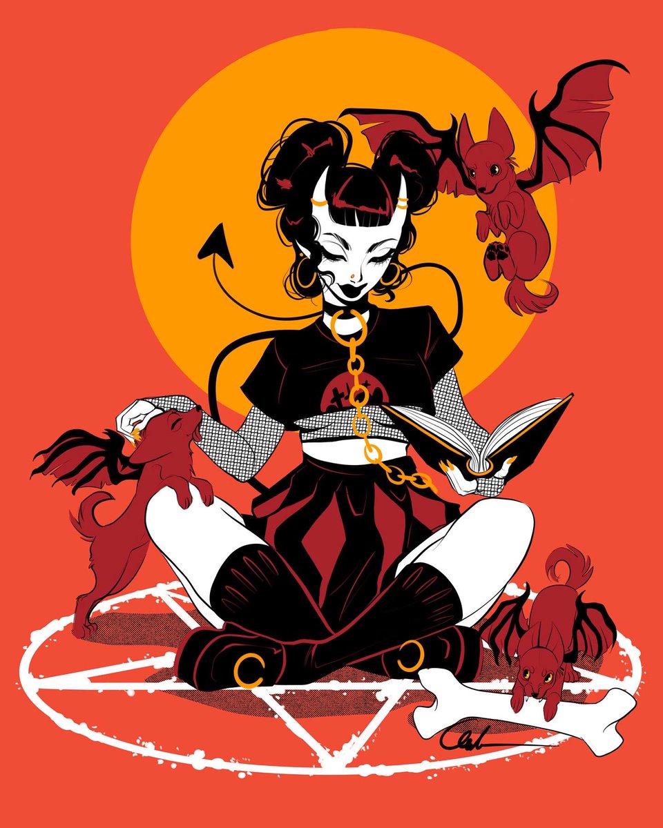 「Hotties and Hellhounds collection is alm」|Ashleigh Izienickiのイラスト