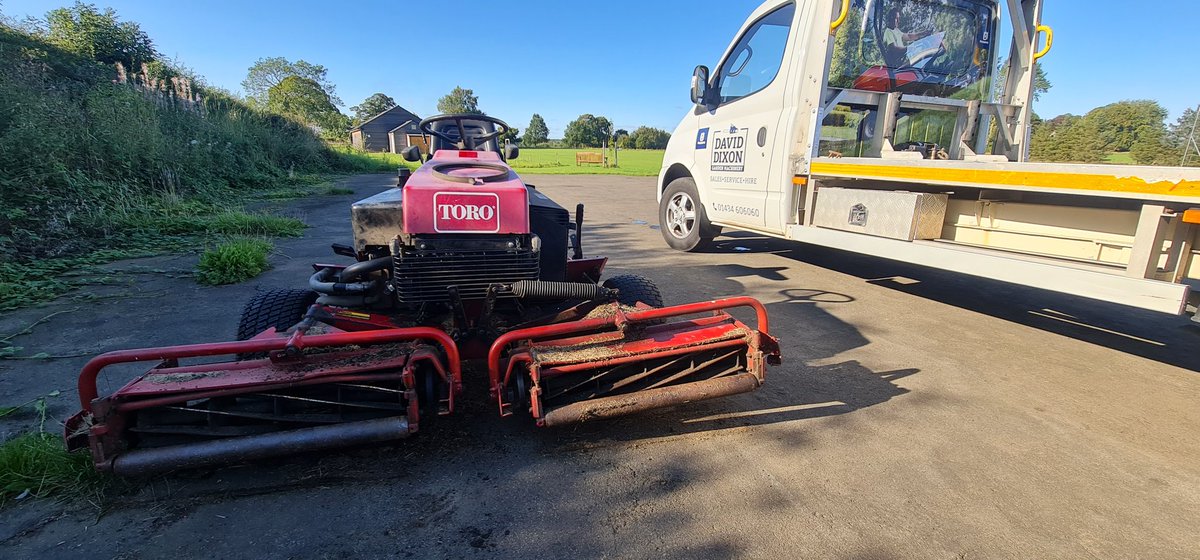 ddhexham's tweet image. One of many repairs from the last few weeks, oil cooler re-con and hydraulic pump belt fitted for @StamfordhamCC