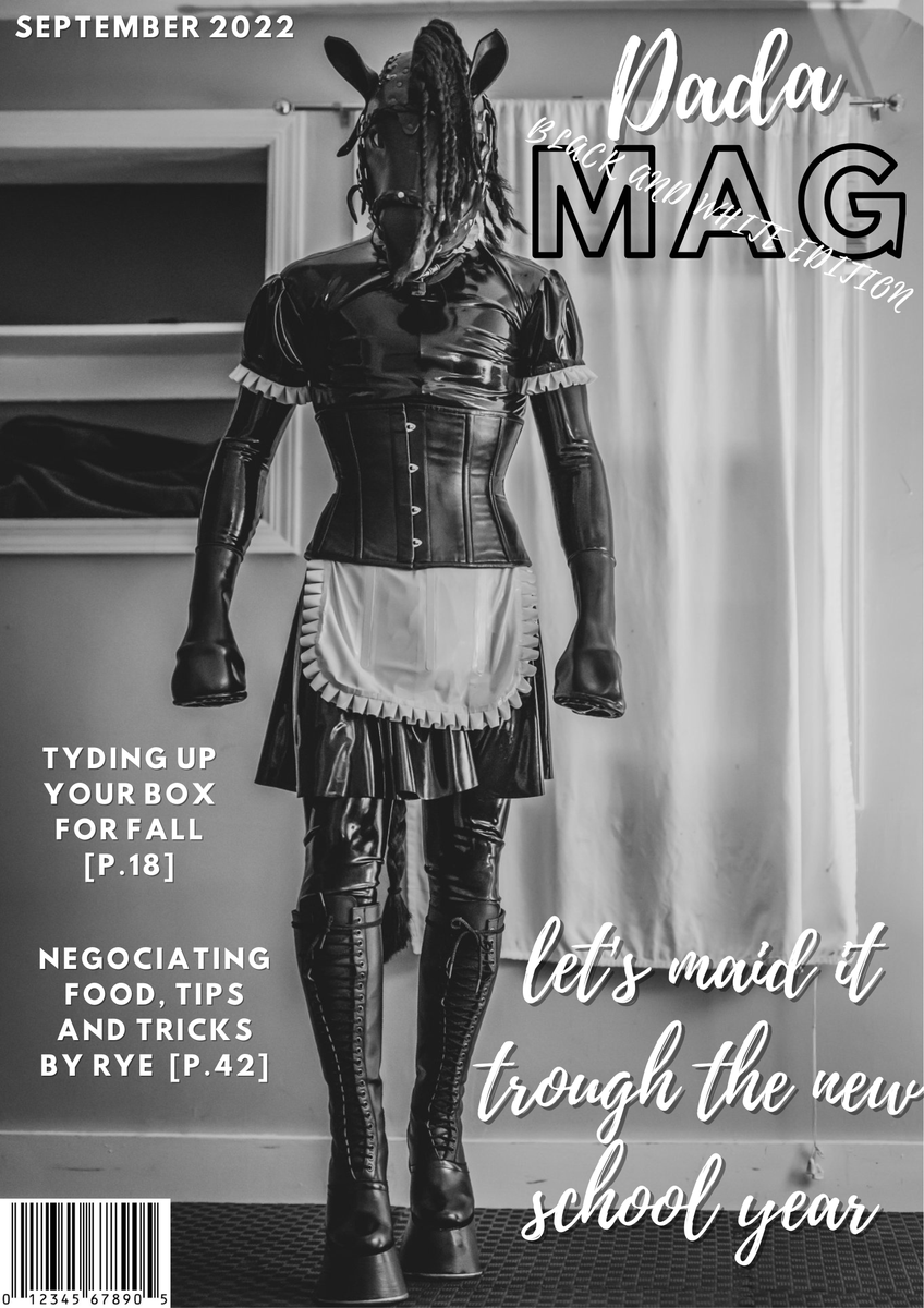 DadaMagNeigh's tweet photo. New school year, but still some dadamag 

Maid with the agreement of the incredible @RyePony 

Picture by @HyenaMaul 

PS: always open to volunteers, i don't have a lot of them, i don't bite https://t.co/GQzMYrcrte