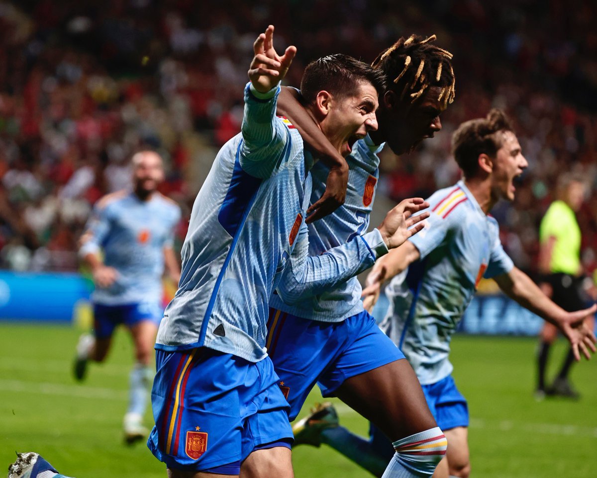 L'Espagne fait tomber le Portugal 1-0 sur un but de Morata (88e min)

🇪🇸 ➡️ ➡️ Final Four