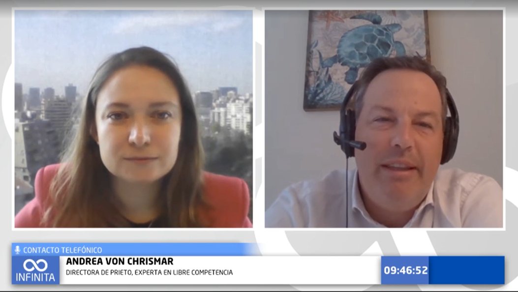 #Prietoenlosmedios: En el programa Más que Números de <a href="/InfinitaFM/">Radio Infinita</a> Andrea Von Chrismar, Directora de Regulación y Competencia de Prieto conversó acerca de los aspectos regulatorios del mercado de medios de pago en Chile y la consulta de Transbank en el #TDLC.