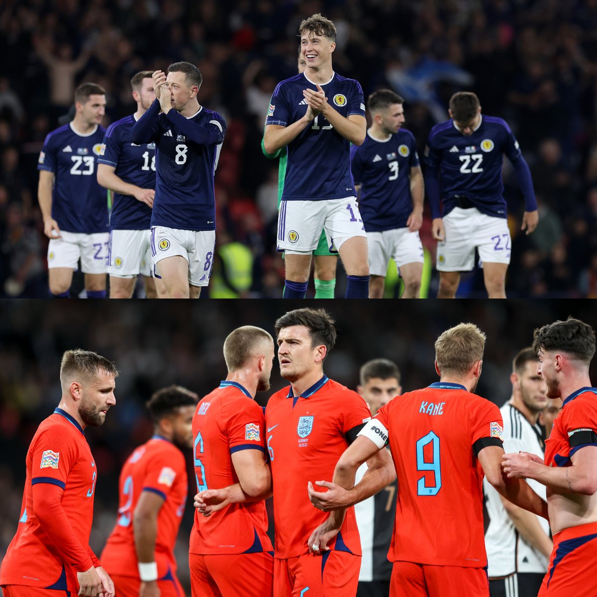 🏴󠁧󠁢󠁳󠁣󠁴󠁿 Scotland promoted to League A ⬆️
🏴󠁧󠁢󠁥󠁮󠁧󠁿 England relegated to League B ⬇️

#UEFANationsLeague #UNL #NationsLeague