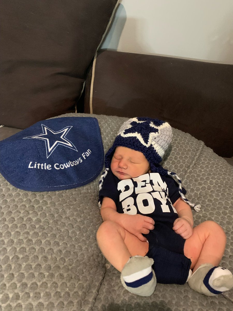 theresa_loftin's tweet photo. Troy Michael was born just in time to make it home for his first @dallascowboys game with @TroyAikman announcing! Couldn’t have worked out better. I can’t wait to teach him all about the Cowboys and where his name Troy comes from. Go Cowboys!!! https://t.co/f08PbGm0NW