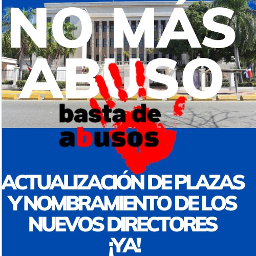 IngJuana's tweet photo. Distinguido ministro los distrito están empañando el concurso que con tantas transparencias el ministerio ha llevado, no permita que esto pase con los postulantes a directores.
@luisabinader
@EDUARDOHIDALGO
@nuriapiera
@angelhdez50
#directoresrd
#Asonadedird https://t.co/kVoJDxPk9L