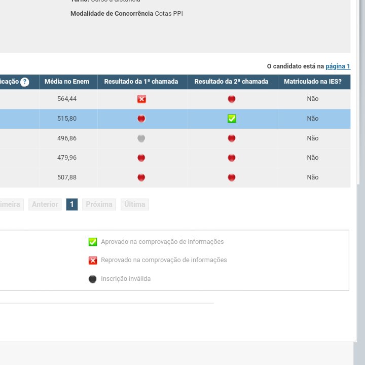 Será que eu passei ou não minha gente, tive uma briga com a faculdade, e não levei todos os documentos que ela pediu, será que passei? Estou até com vergonha de entrar em contato #prouni