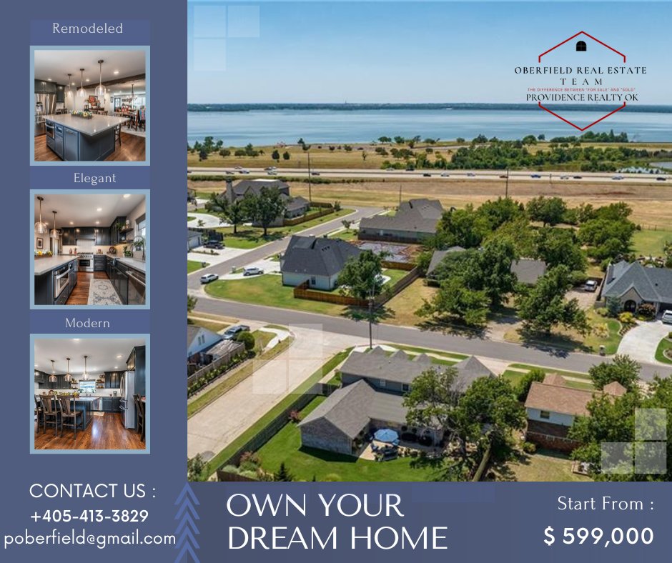 David_Oberfield's tweet photo. 5 bed, 3 bath, bonus room,office, near Lake Hefner! For questions or to see this home contact David Oberfield (405)413-3829!
#oberfieldrealestateteam #homesforsale #househunting #oklahomarealestate #justlisted #peggyoberfieldrealtor #davidoberfieldrealtor #donoberfieldrealtor https://t.co/4HA1xW3GIH