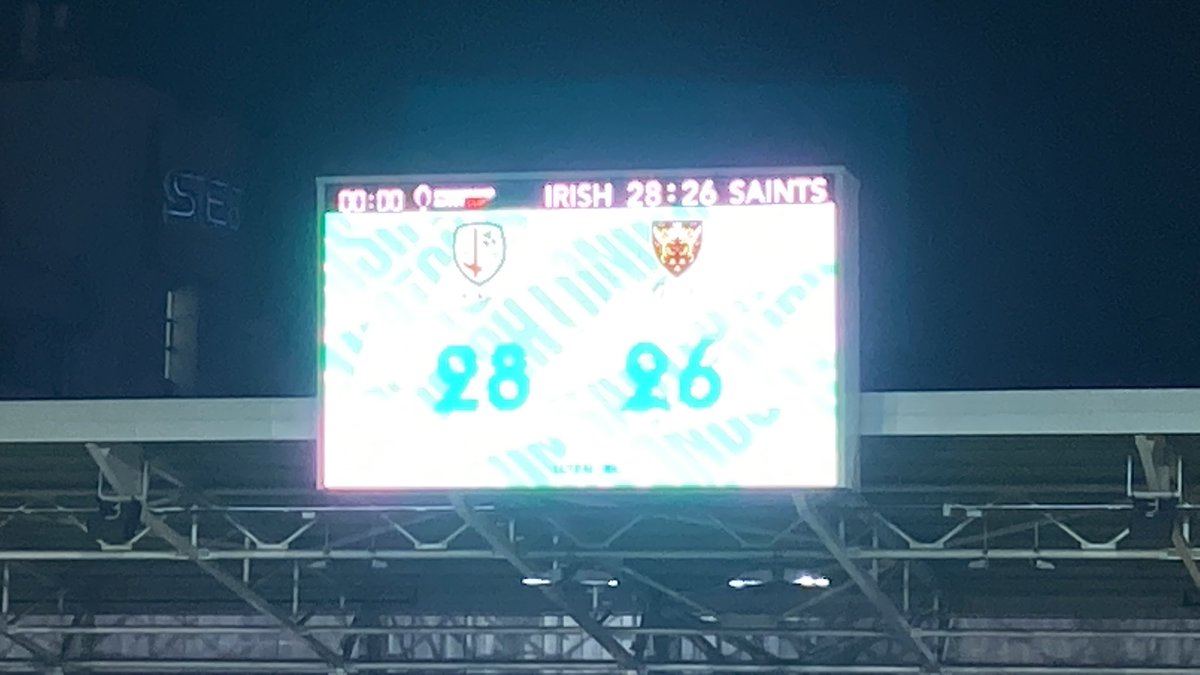 That was close <a href="/londonirish/">London Irish</a> but we’ll deserved. Dominated the second half