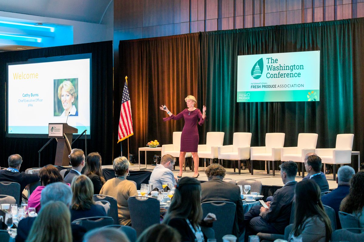 IntFreshProduce's tweet photo. Day 2 of Washington Conference was packed with excitement for attendees: general sessions from notable speakers, concurrent roundtables dealing in key business issues, crafted a collective message using the #PowerofFresh, the Joy of Fresh on Capitol Hill and more. Take a look: https://t.co/6m9W0EoBfV