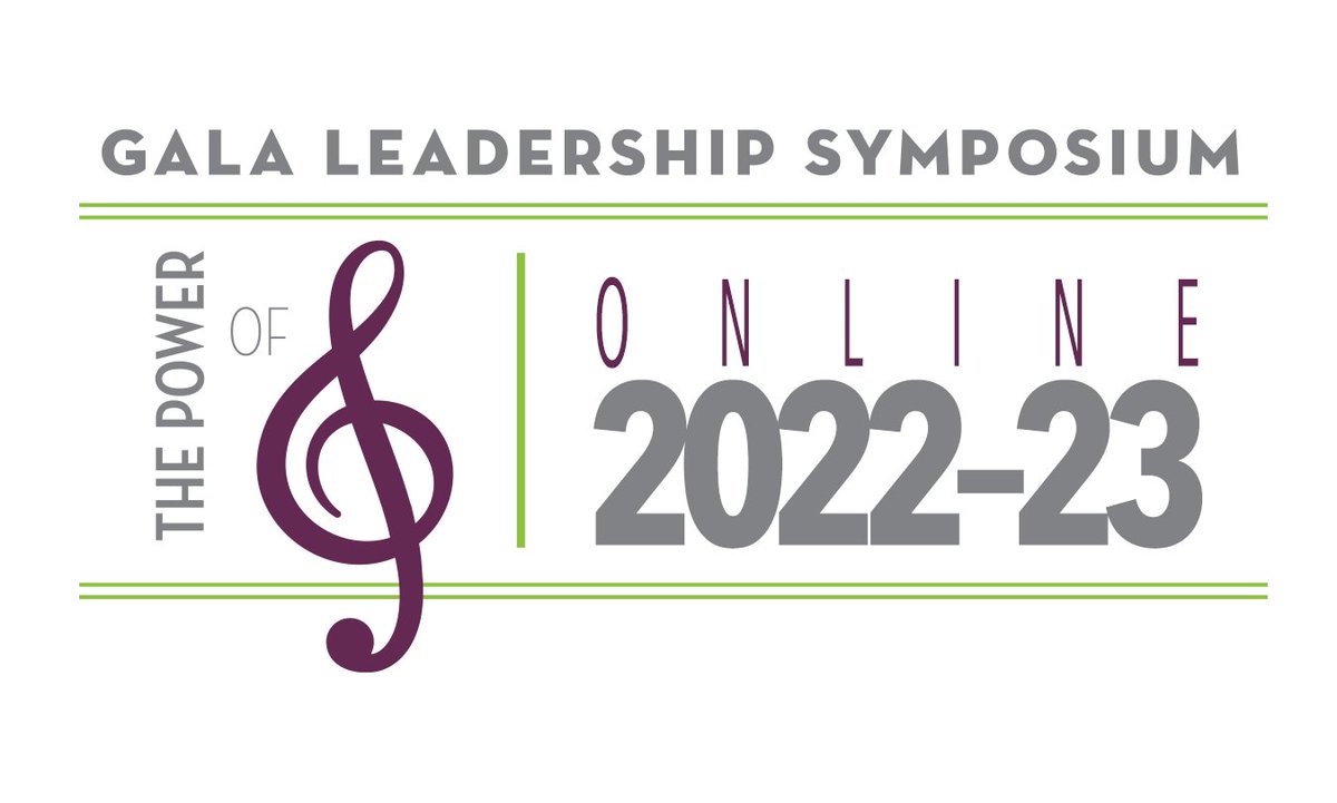 Registration is now open for 2022–23 Online Leadership Symposium!
All sessions will be recorded and access given to attendees so that they may share with the rest of chorus leadership.
galachoruses.org/events/2022-23…