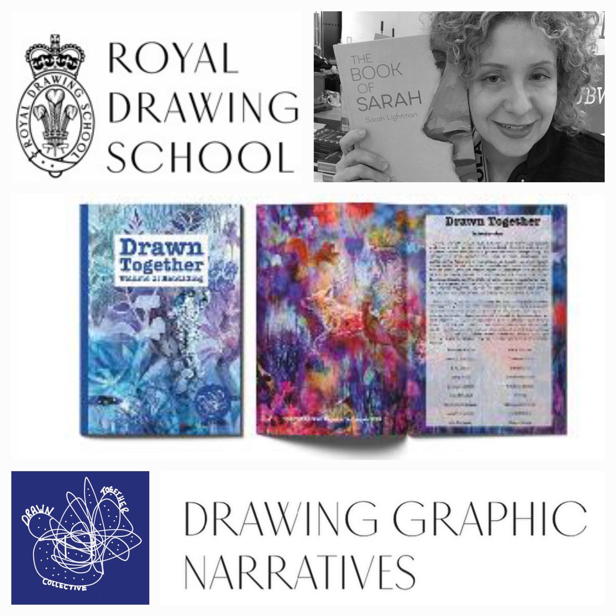 Thank you <a href="/sarahlightman1/">Dr Sarah Lightman</a> for having <a href="/DrawnTogetherCo/">Drawn Together Collective</a> back to talk to your wonderful graphic narratives students <a href="/RoyalDrawing/">Royal Drawing School</a>.

#selfpublishing #selfpublished #Zine #zines #comics #femaleauthors #womenartists
