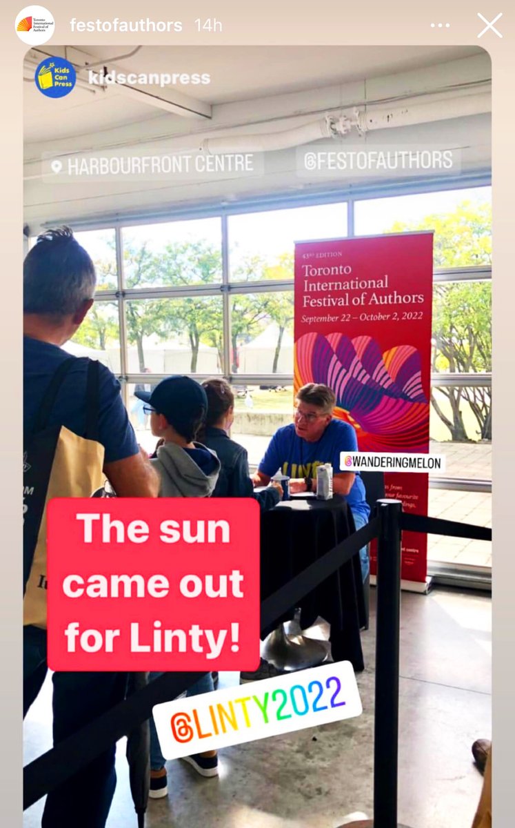 We had a great time this past weekend at the Toronto International Festival of Authors and met lots of new Linty fans! @festofauthors @KidsCanPress @chaptersindigo #TIFAkids #FestofAuthors22 
Find out more about Linty's adventures here: shielltoons.com/linty
#kidsbooks #kidslit