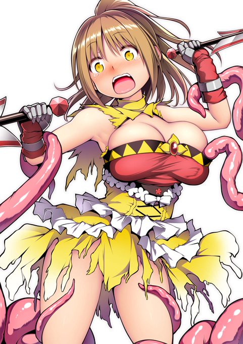 コラボのおかげでこういうモンスターの存在も明らかに… #フラワーナイトガールイラスト 