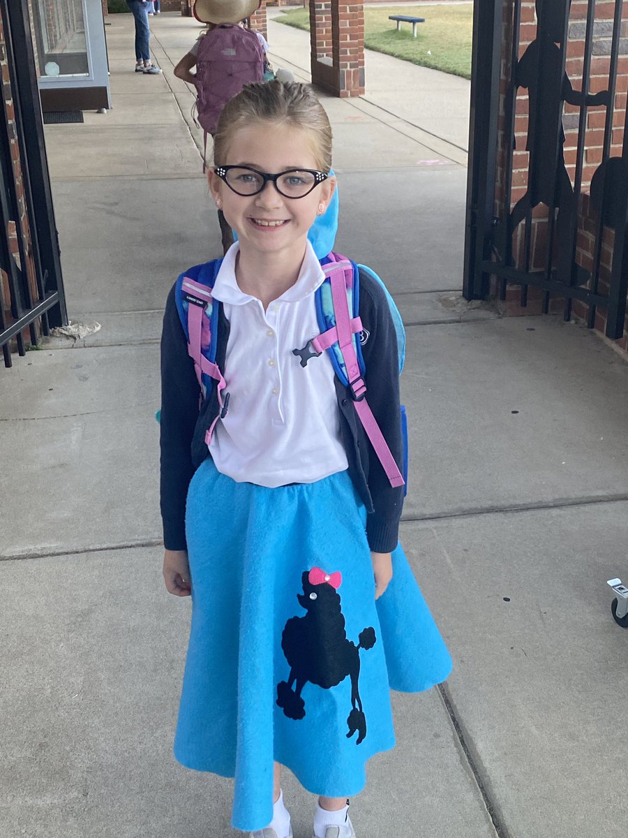 Even though they weren’t alive during these decades, they wore them well! #WhyBrookstone #BrookstoneHOCO22 <a href="/BrkstoneCougars/">Brookstone School</a>