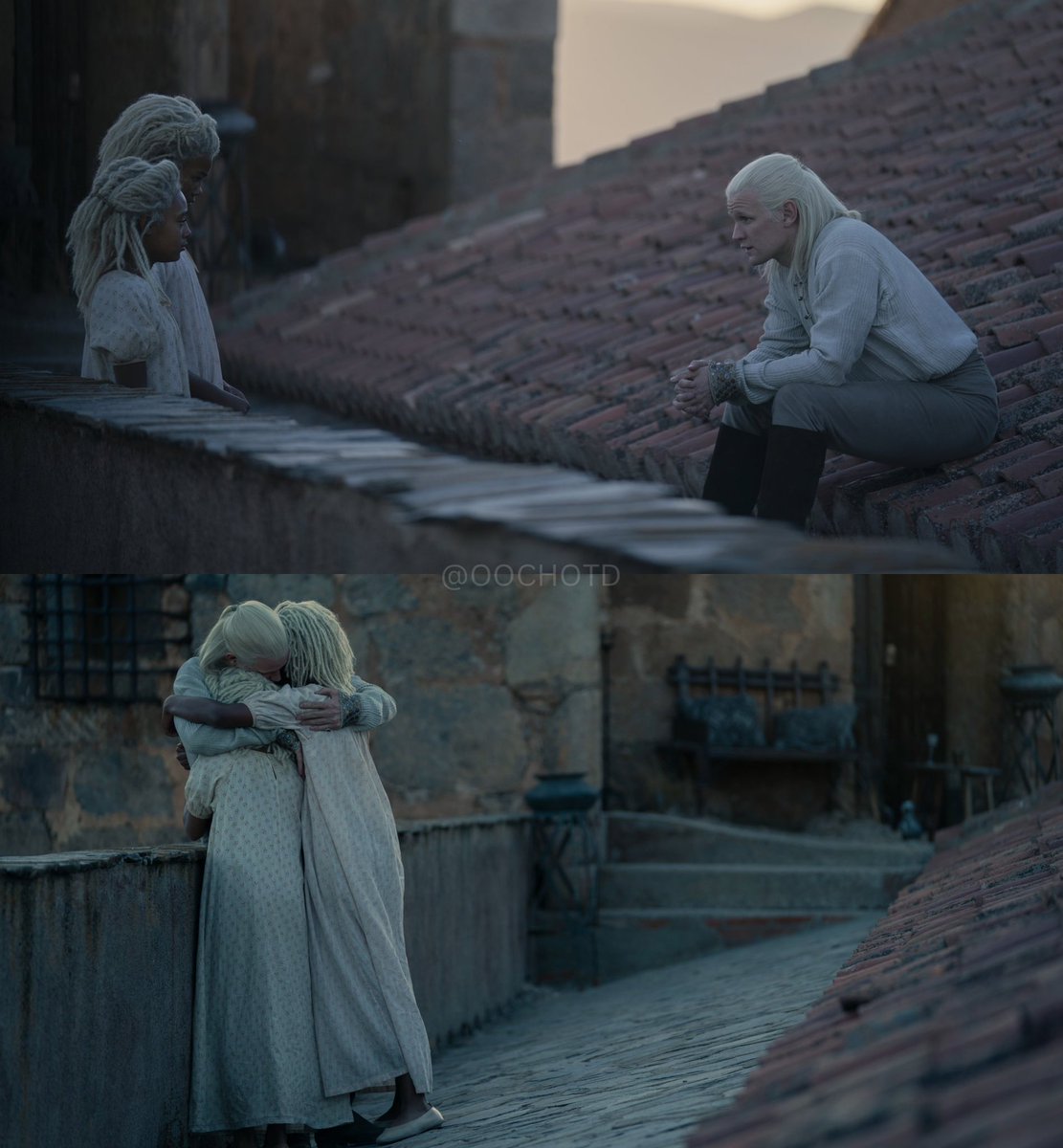 westerosies's tweet photo. Deleted #HouseOfTheDragon scenes so far:

• Lanea Velaryon claiming Vhagar in E2
• Confrontation between Rhaenyra &amp; Alicent after being betrothed to Viserys in E2
• Alicent preparation/wedding to Viserys in E2
• Daemon bisexuality in E6
• Daemon consoling his daughters in E6 https://t.co/oLdvwzne5S