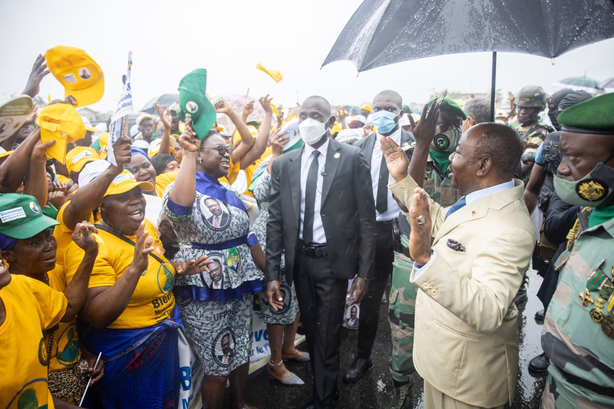 Le <a href="/PresidentABO/">Ali Bongo Ondimba</a> a effectué ce jour le déplacement de Port-Gentil dans la province de l’Ogooué- Maritime où il a été accueilli avec ferveur. 1/6