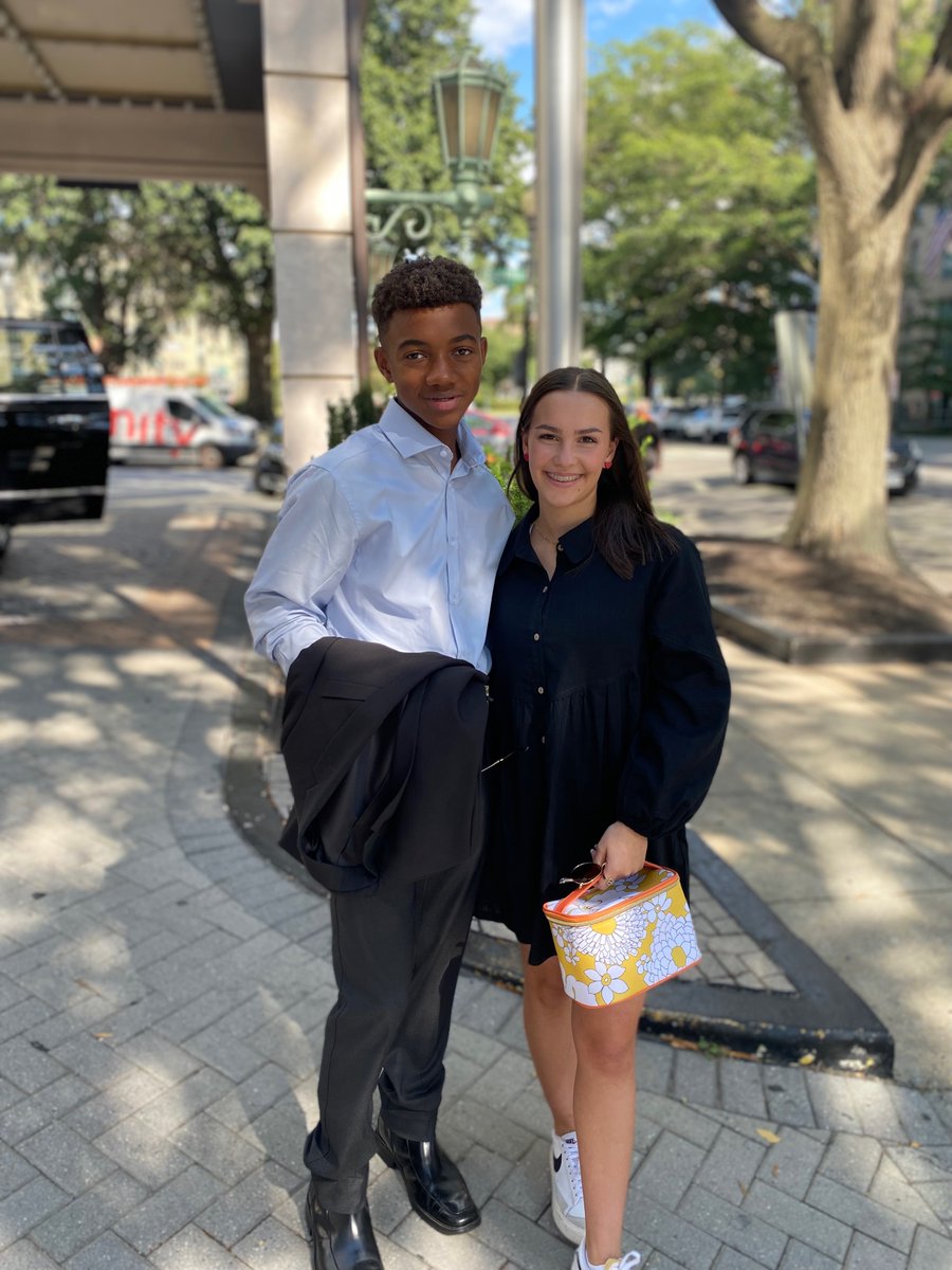 AHA_Arkansas's tweet photo. Our @AmHeartAdvocacy teen advocates have made it safely to Washington, D.C.! @AmericanHeartTX representative, Andre, and our very own representative, Bella, will be visiting the White House tomorrow for the #WHConfHungerHealth! Follow along as we share more from their trip. ❤️ https://t.co/BIa8g52PfQ
